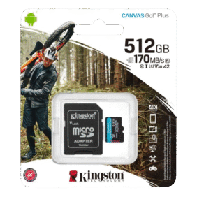 Kingston Canvas Go! Plus 512GB microSD Memory Card - SDCG3/512GB