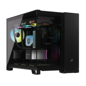 Corsair iCUE LINK 2500X RGB Micro ATX Dual Chamber PC Case - Black - Image 6