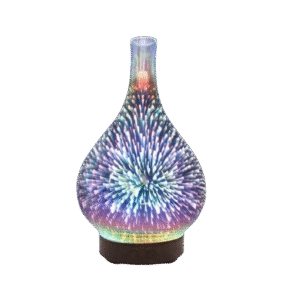 Silkender 100ML FIREWORK EFFECT GLASS AROMATHERAPY DIFFUSER AND 8 ESSENTIAL OIL SET - Image 2