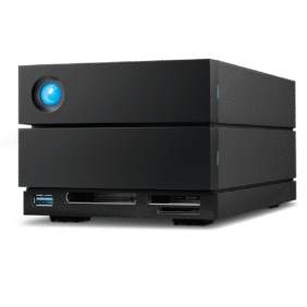 LaCie STLG20000400 2big Dock Thunderbolt 3 20TB Dual Thunderbolt 3 & DP ports for 2x4K or 1x 8K displays RAID USB3.2