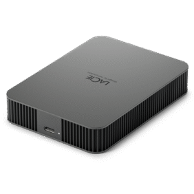 LaCie 5TB Mobile Drive Secure USB-C USB 3.1 Aluminum enclosure Silver 15mm - Image 3