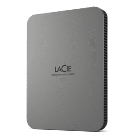 LaCie 2TB Mobile Drive Secure USB-C USB 3.1 Aluminum enclosure Silver 7mm