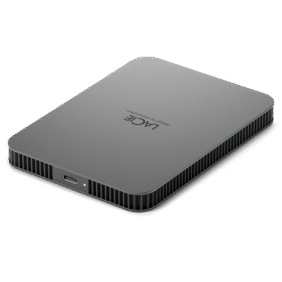 LaCie 2TB Mobile Drive Secure USB-C USB 3.1 Aluminum enclosure Silver 7mm - Image 3