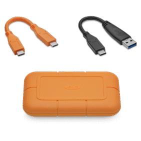 LaCie Rugged SSD 1TB 950MB/s transfer with encryption Mac Windows Thunderbolt 3 USB 3.0 USB-C Palm sized IP67 rated - Image 4