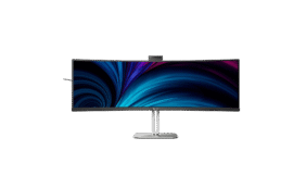 Philips Monitor Curved 49 inch VA Dual QHD (5120 x 1440) 75hz USB-C 100w RJ45| Speaker+Mic Camera USB 3.2