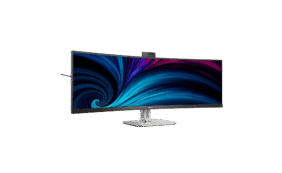 Philips Monitor Curved 49 inch VA Dual QHD (5120 x 1440) 75hz USB-C 100w RJ45| Speaker+Mic Camera USB 3.2 - Image 2