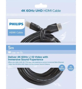 Philips 5 Meter 4K 60hz UHD HDMI Cable