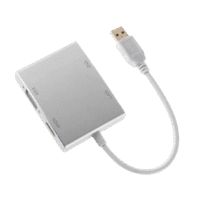 Microworld USB3 Mini Mobile 4-in-1 Docking Device with 4K - Image 2