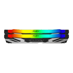 Kingston FURY Renegade Silver/Black RGB XMP 32GB (2x16GB) DDR5 6400MT/s CL32 - KF564C32RSAK2-32 - Image 3