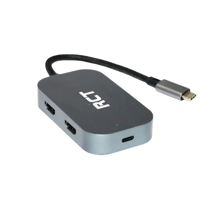 RCT ADP-5050 USB 3.1 Type-C 2x HDMI 4K60Hz USB C PD 100W interface of Apple computers; tablets and Android mobile phones - Image 2
