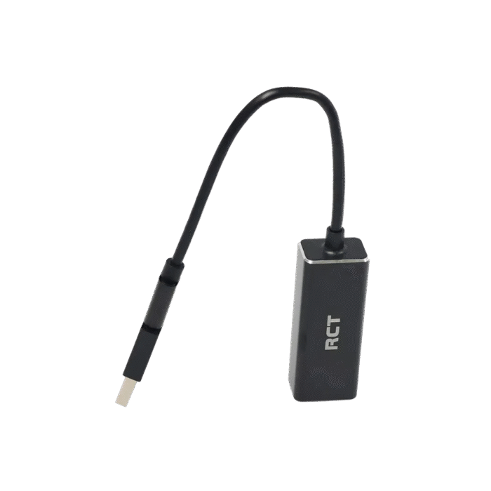 RCT USB 3.0 TYPE C TO RJ45 GIGABIT ETHERNET ADAPTOR WITH USB C TO A ADAPTOR - Image 3