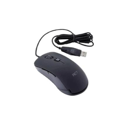 RCT CT12 Optical USB Mouse Black Color 3200 DPI