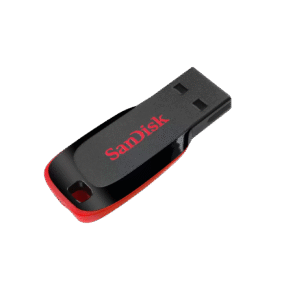 Sandisk 64GB Cruzer Blade USB Flash Drive (Red) - Image 2