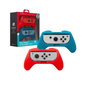 Hyperkin Pro Handle Attachment Set 2 Pack for Switch Joy-Con - Blue/Red