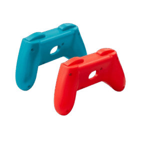 Hyperkin Pro Handle Attachment Set 2 Pack for Switch Joy-Con - Blue/Red - Image 3