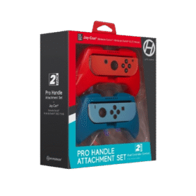 Hyperkin Pro Handle Attachment Set 2 Pack for Switch Joy-Con - Blue/Red - Image 4