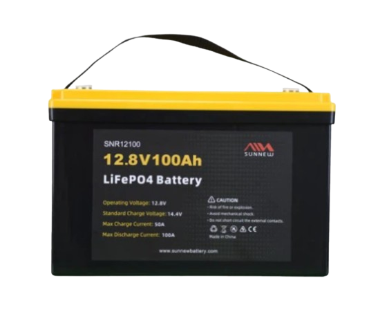 SUNNEW BAT SNR 12100 Sunnew 12V 100Ah LFP Battery SNR12100 - Image 1