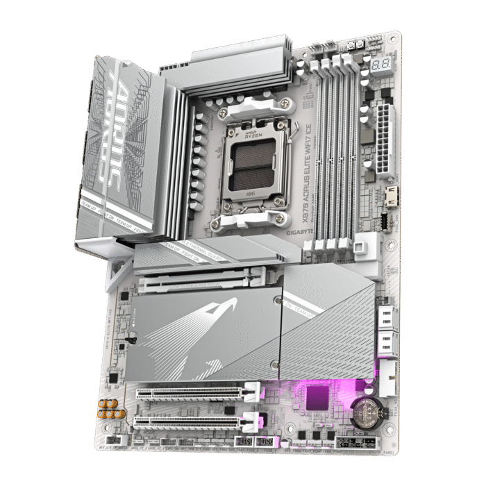 Gigabyte X870 AORUS ELITE WIFI7 ICE AM5 Motherboard - Image 4