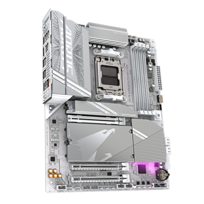 Gigabyte X870 AORUS ELITE WIFI7 ICE AM5 Motherboard - Image 3