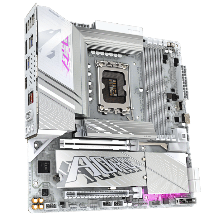 Gigabyte Z890M AORUS ELITE WIFI7 ICE – LGA 1851 Motherboard - Image 3