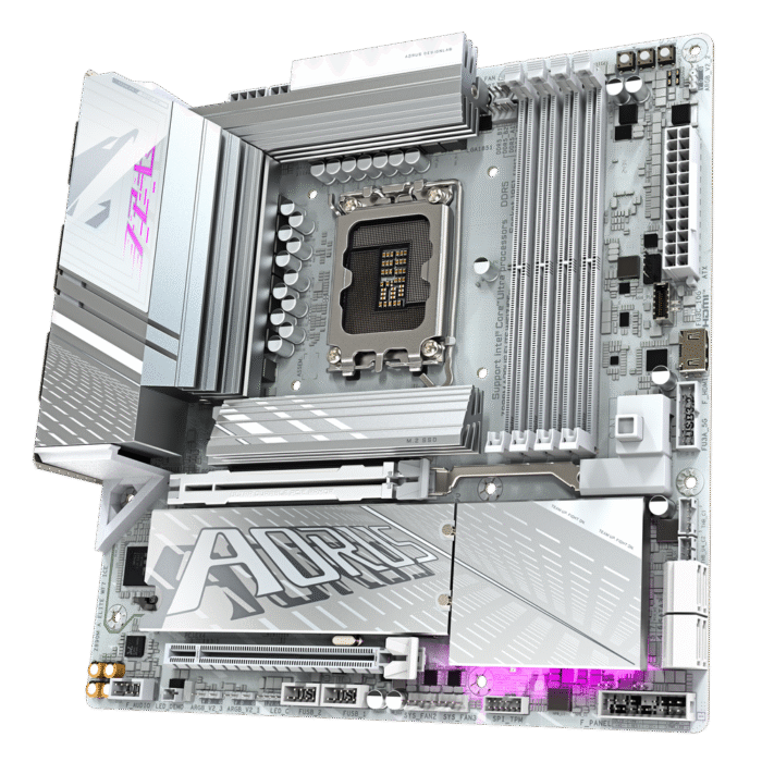 Gigabyte Z890M AORUS ELITE WIFI7 ICE – LGA 1851 Motherboard - Image 4