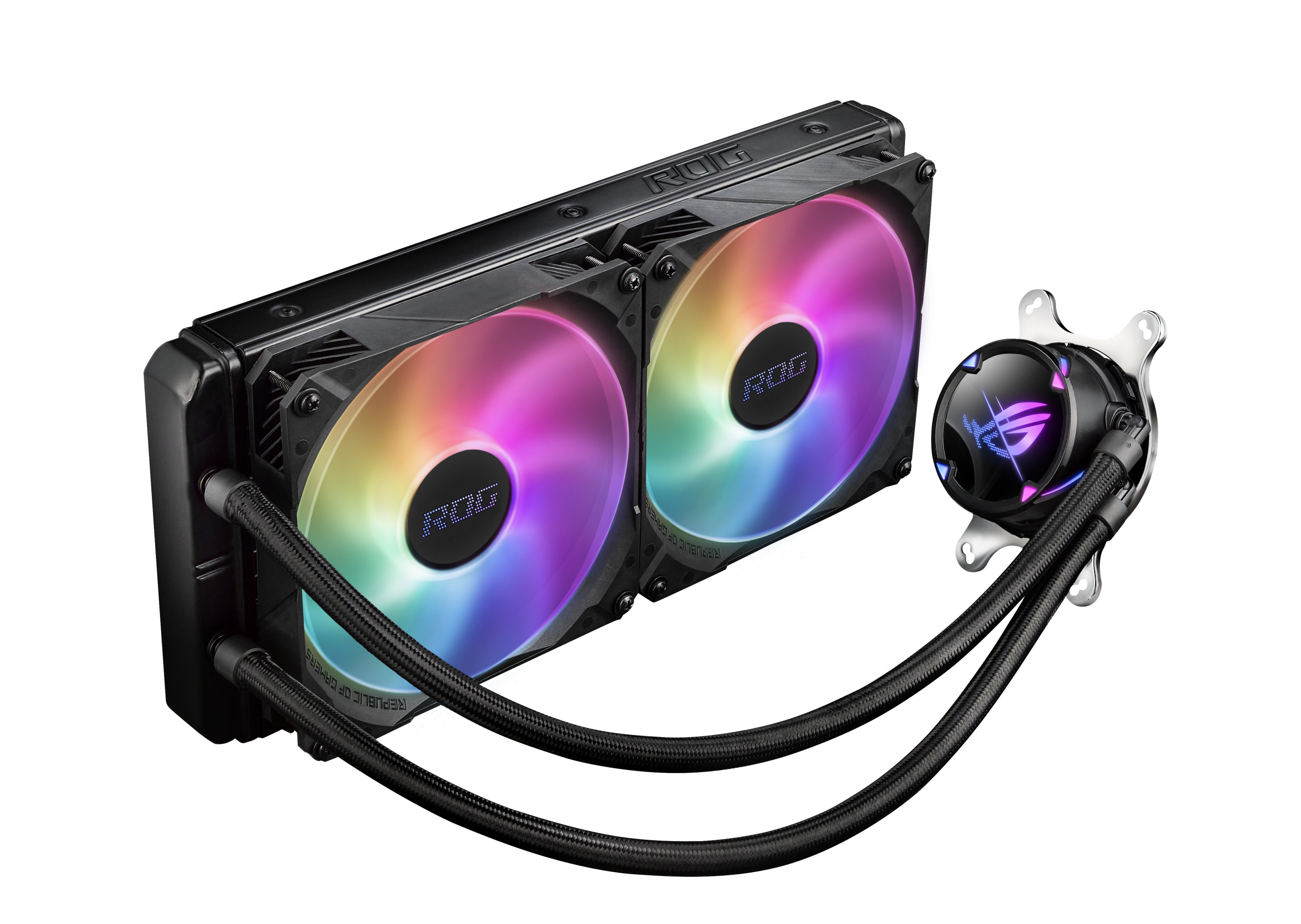 Asus ROG Strix LC II 280 ARGB-1 Asus ROG Strix LC II 280 ARGB all-in-one liquid CPU cooler - Image 1