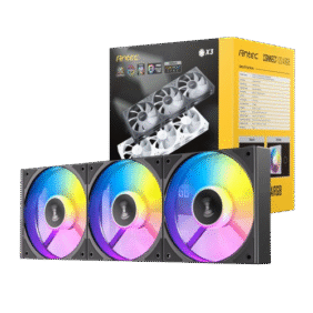 Antec Connect 120 ARGB PWM Fan 3 Pack – Black