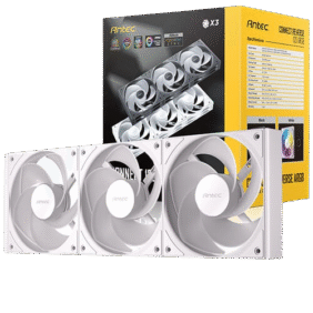 Antec Connect 120 Reverse ARGB PWM Fan 3 Pack – White
