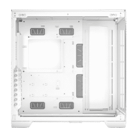 Antec C8 Aluminium White E-ATX Dual Chamber Gaming Chassis – White - Image 4