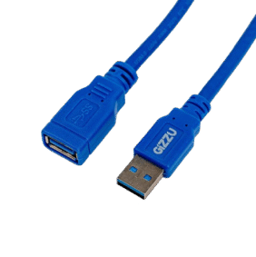 Gizzu USB 3.0 Extension Cable 5m – Blue