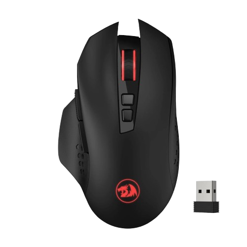RD-M656 (1) Redragon GAINER M656 Wireless Gaming Mouse 4000DPI – Black - Image 1