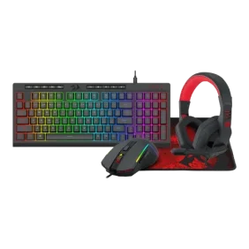 Redragon 4-in-1 Keyboard | Mouse | Mousepad | Headset Gaming Combo