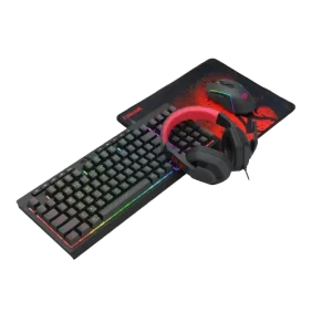 Redragon 4-in-1 Keyboard | Mouse | Mousepad | Headset Gaming Combo - Image 3