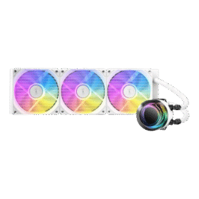 Antec VORTEX LUM 360 ARGB AIO CPU Liquid Cooler – White - Image 2