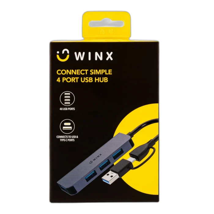 WINX CONNECT Simple USB/Type-C 4 Port Hub - Image 5