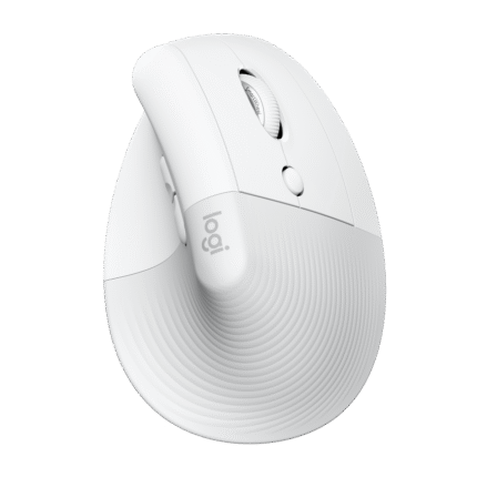 Logitech Lift Vertical Ergonomic Mouse - Off-white