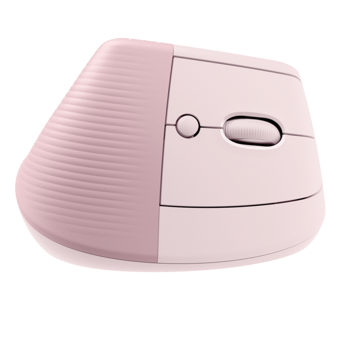 Logitech Lift Vertical Ergonomic Mouse - Rose - Image 3