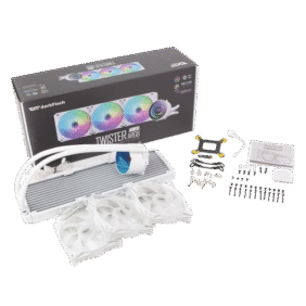 darkFlash Twister DX360 V2.6 Liquid CPU Cooler - White - Image 6