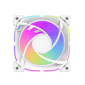 darkFlash INF 24 Pro PWM ARGB Fan - White - Image 3