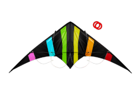 Quest Dual Line Delta Stunt 180cm Kite Multi Colours - Image 7