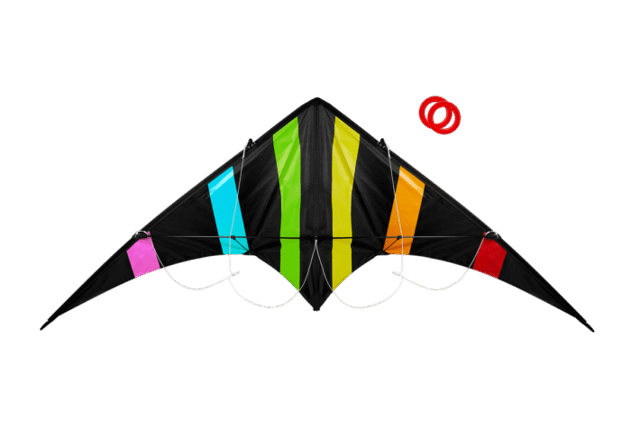 Quest Dual Line Delta Stunt 180cm Kite Multi Colours - Image 7