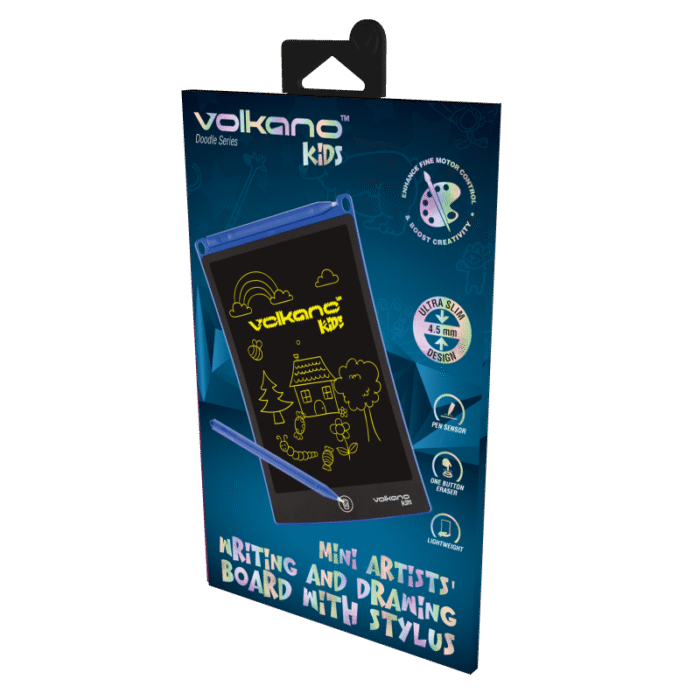 Volkano Kids Doodle Series 8.5" Writing and Drawing Board - Blue - Image 4