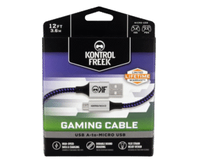 KontrolFreek 12' USB A-Micro Gaming Cable 4511-PUR-12F - Image 3