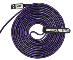 KontrolFreek 12' USB A-Micro Gaming Cable 4511-PUR-12F - Image 2