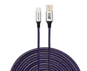 Kontrolfreek 12' USB A-C Gaming Cable B/P 4555-PUR-12F