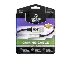 Kontrolfreek 12' USB A-C Gaming Cable B/P 4555-PUR-12F - Image 4