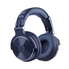 Oneodio Pro 10 Professional Wired Over Ear DJ and Studio Monitoring Headphones – Dark Blue