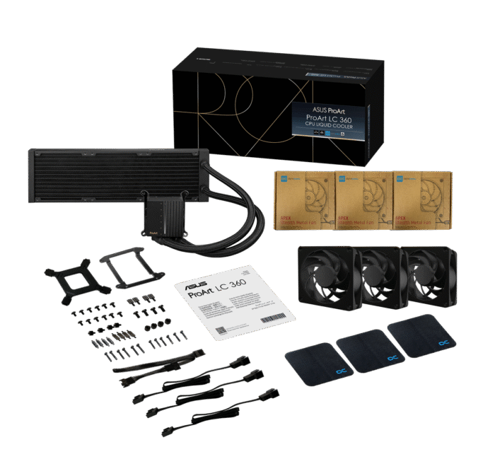 Asus ProArt LC 360 AIO Cooler 360mm Black - Image 6