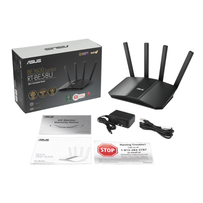 ASUS RT-BE58U Wireless Router 2.5 Gigabit Ethernet Dual-band (2.4 GHz / 5 GHz) Black - Image 5