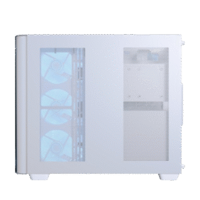 Aerocool P500C White Mid tower case - Includes 120mm ARGB Fan x4 - Image 3